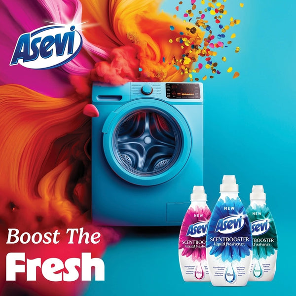 Asevi Scent Booster Blue | Long-Lasting Fragrance | 36 Washes