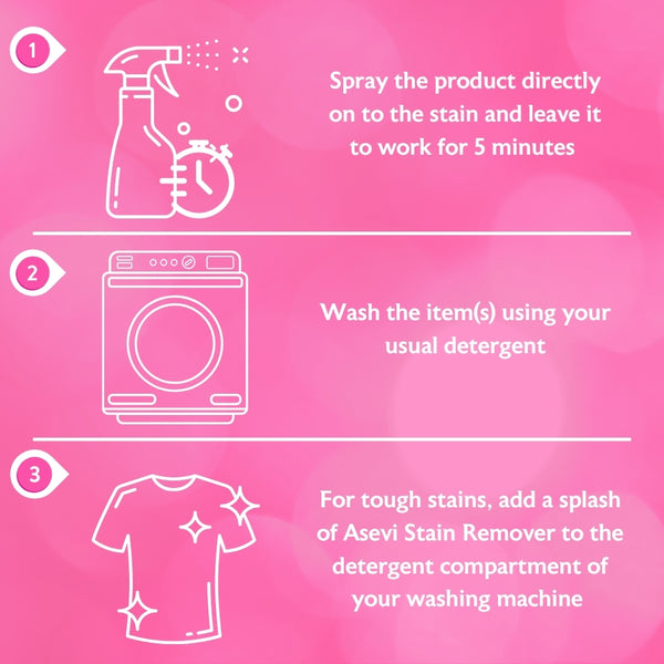 Asevi Dual-Action Stain Remover Spray | 720ml