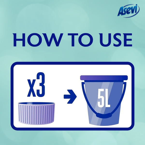 Asevi Pet-Safe Floor Cleaner | Odor Neutralizing Formula | 1L