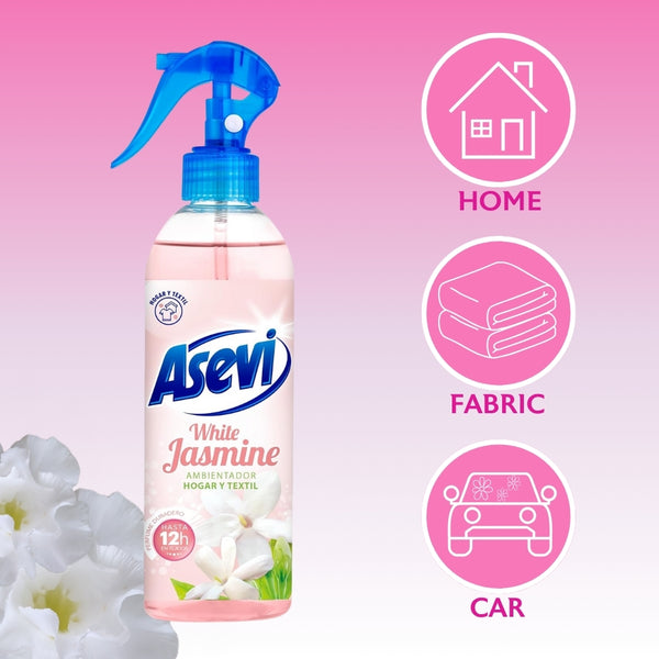 Asevi White Jasmine Air & Fabric Fresh Spray | 400ml