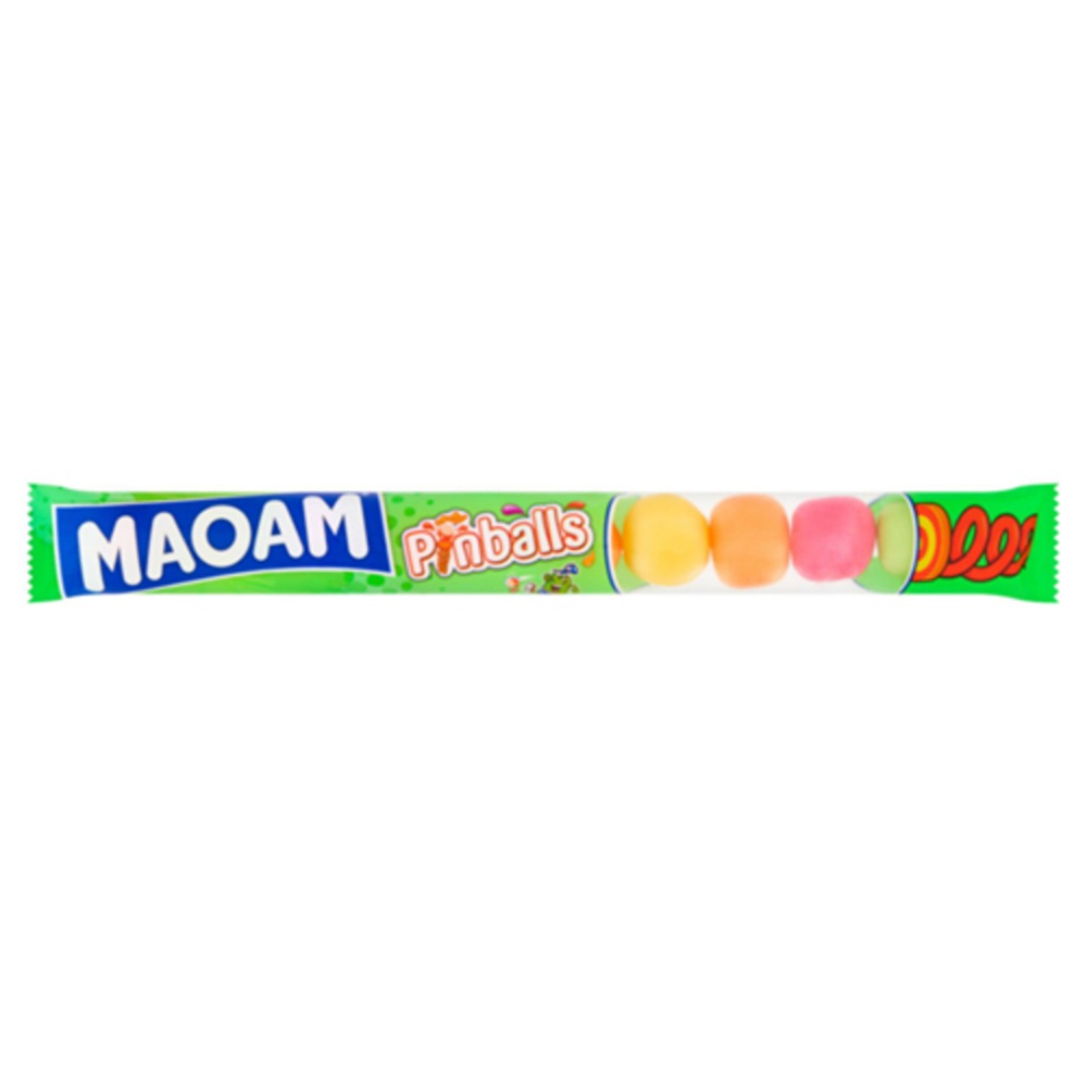 Haribo Maoam Pinballs Stick | Assorted Fruity Flavours | 160g