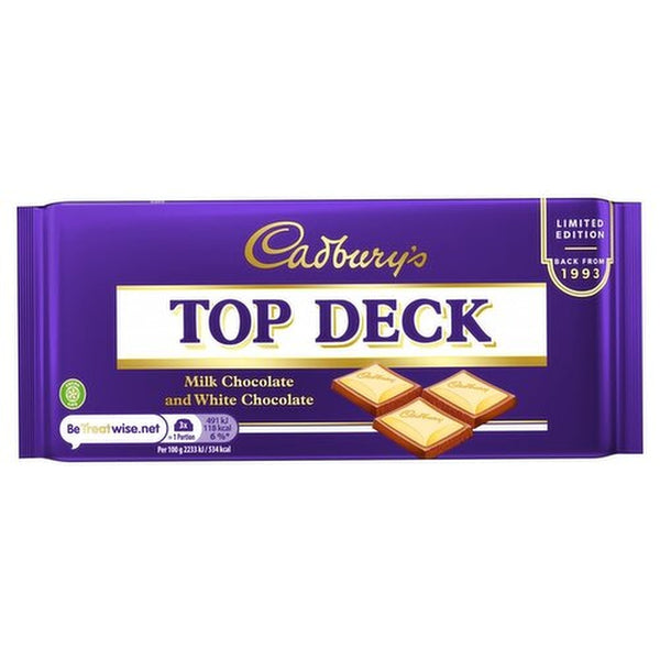 Cadbury's Top Deck Chocolate Bar | 110g