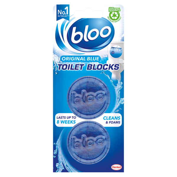 Bloo Original Blue Toilet Blocks | 2 Pack