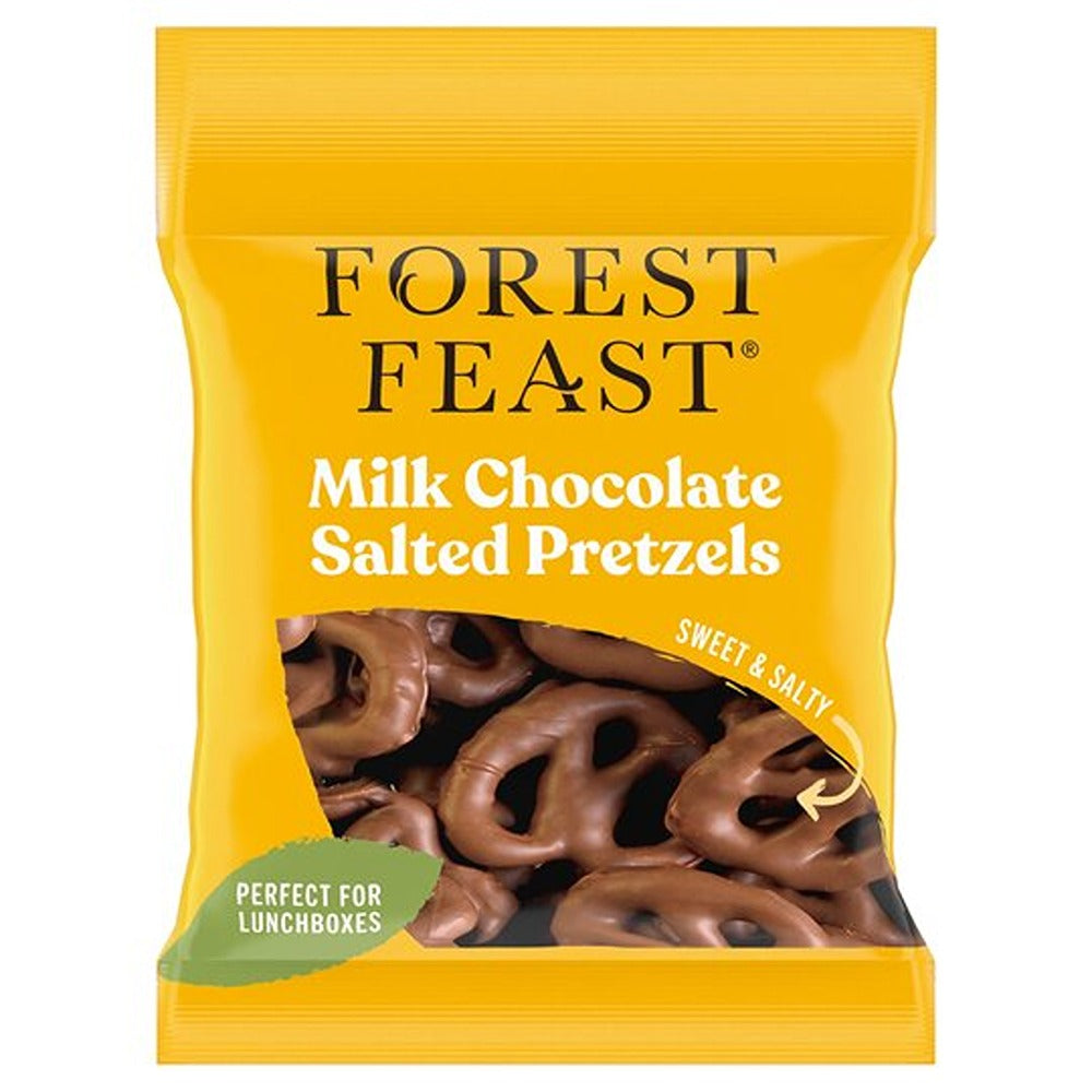 Forest Feast Milk Chocolate Salted Pretzels | 150g