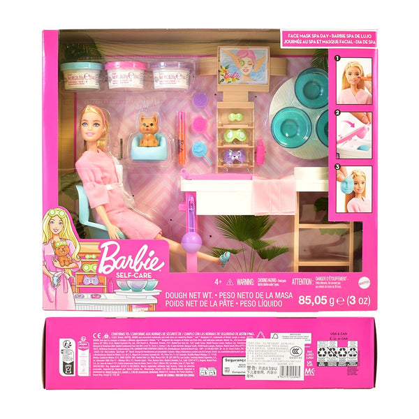 Barbie Face Mask Spa Day Playset 