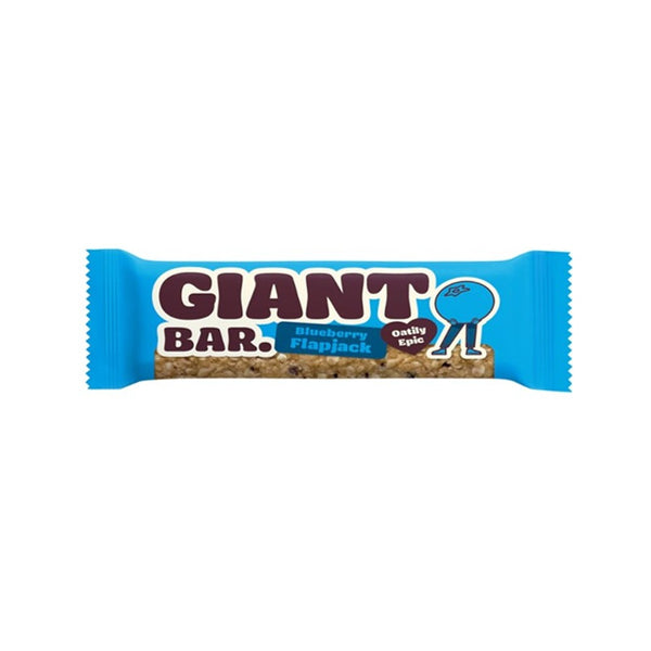 Giant Bar Blueberry Oat Flapjack | 90g, Chewy, with Blueberry Pieces