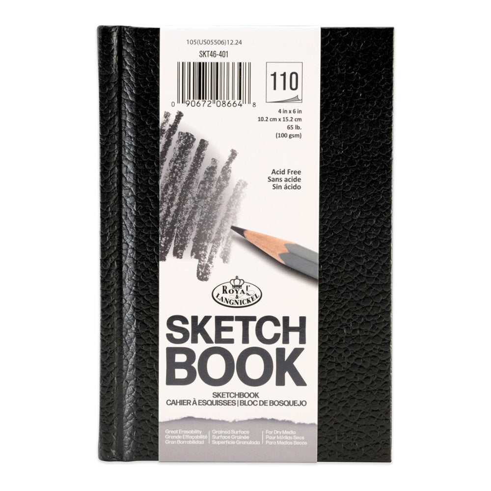 Royal & Langnickel 4 x 6 Hardback Sketchbook | Hardback Cover
