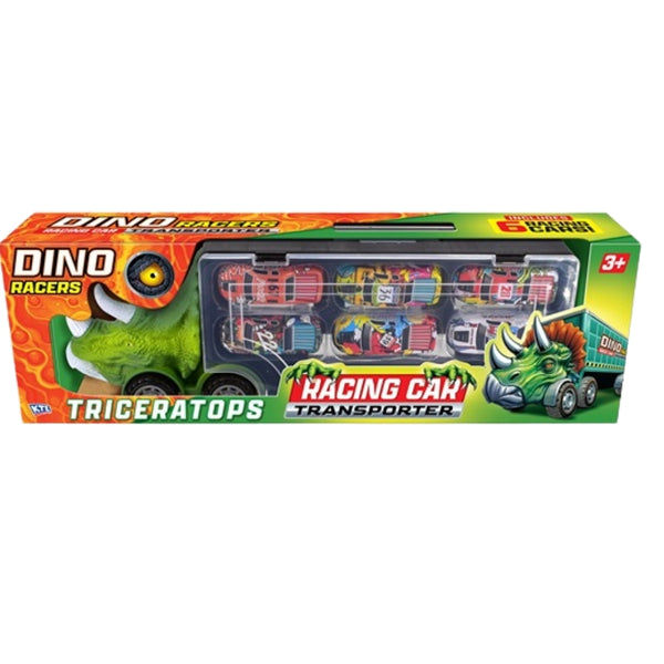 ktl dinosaur-themed car transporter toy set 