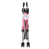 lullaby baby pink foldable doll stroller 