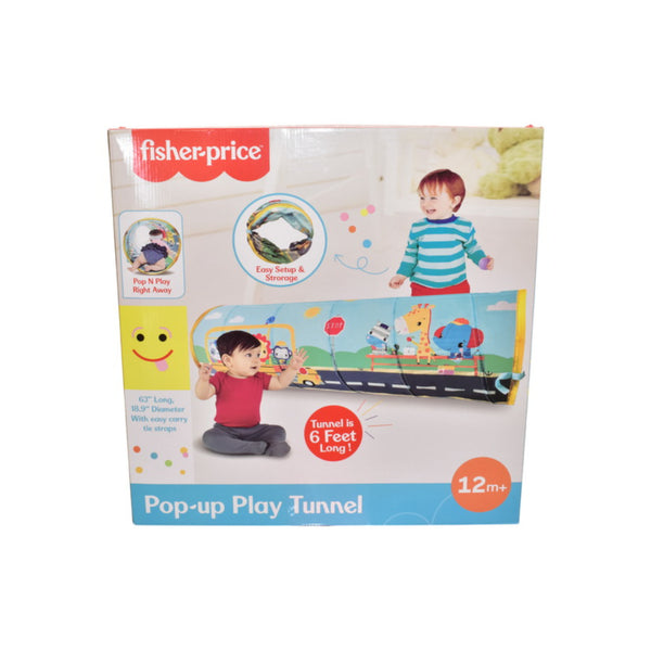Fisher Price Pop Up Toddler Play Tunnel - 6 Foot, Ages 12 Months+