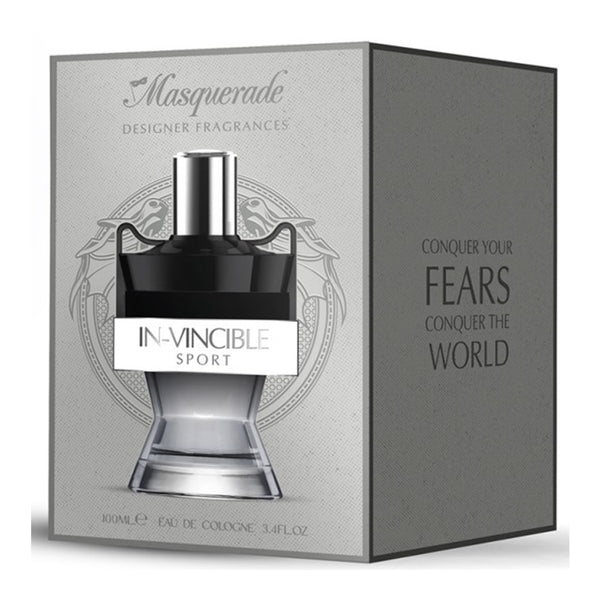 Masquerade In-Vincible Sport Men's Fragrance | Fresh Scent, 100ml