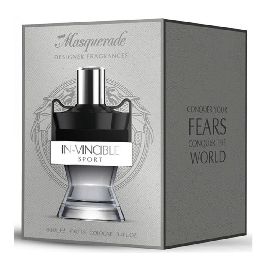 Masquerade In-Vincible Sport Men's Fragrance | Fresh Scent, 100ml