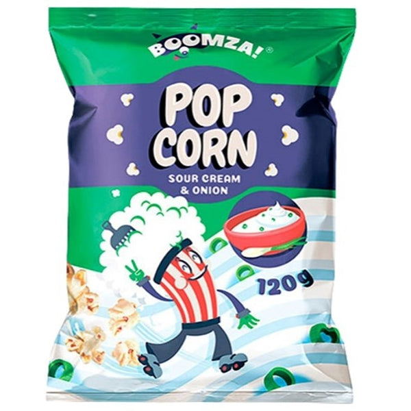 Boomza Sour Cream & Onion Flavoured Popcorn | 120g