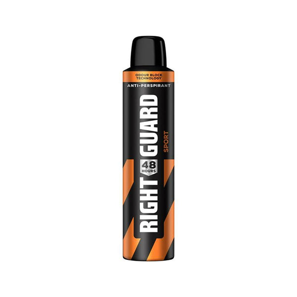 Right Guard Sport Antiperspirant Deodorant Spray | 250ml, Odour Block Technology