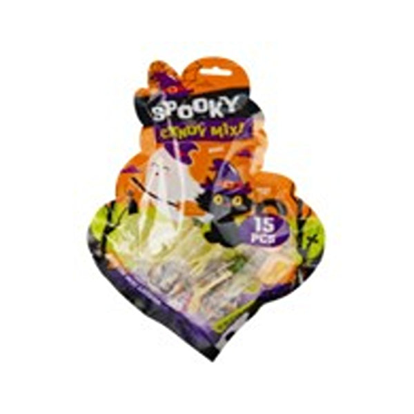 Halloween Spooky Mix Assorted Sweets Bag | 20 Pieces, 130g, Assorted Colours