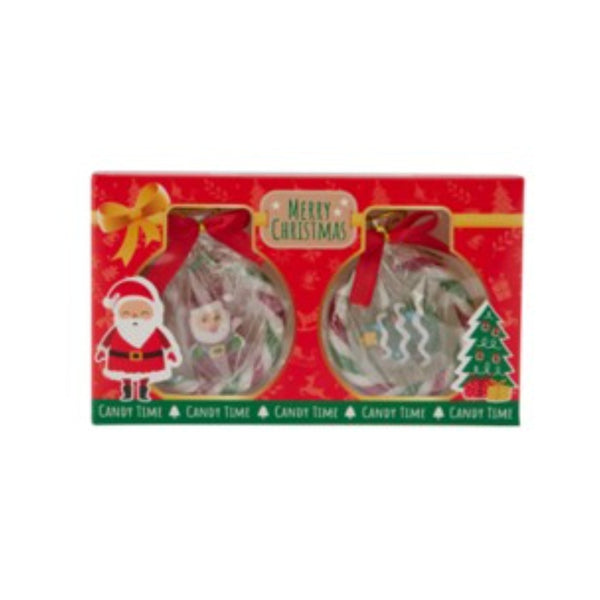 Christmas Candy Ornaments Gift Box | Pack of 2, 60g, Assorted Colours
