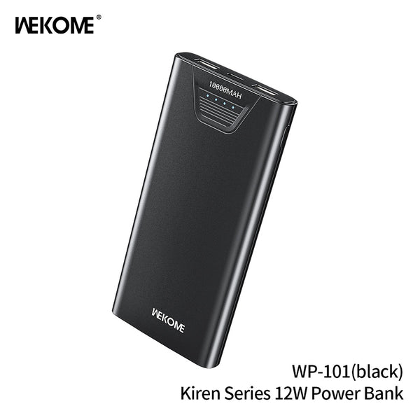Wekome 10000mAh Powerbank - Black - 10,000mAh
