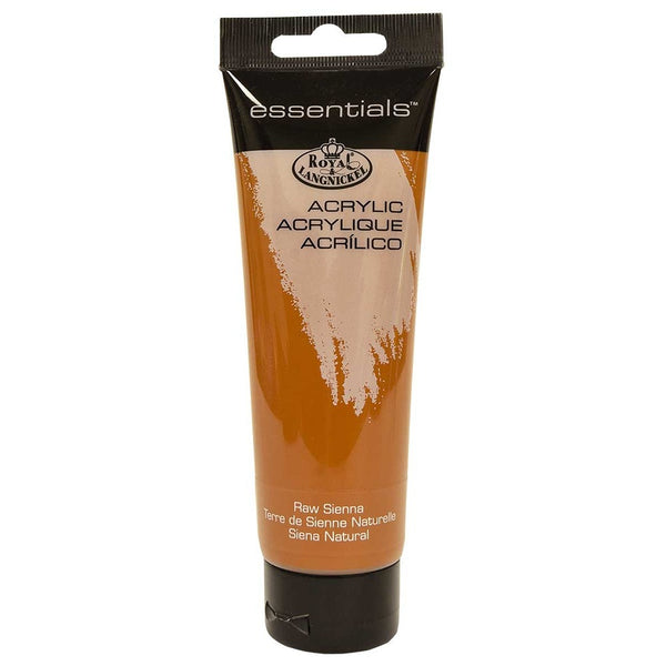 Royal & Langnickel 120ml Raw Sienna Acrylic Paint | Fast-Drying, Permanent