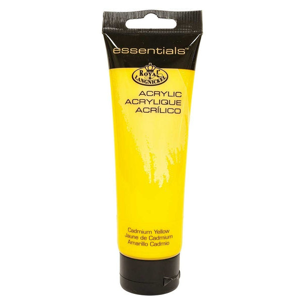 Royal & Langnickel Cadmium Yellow Acrylic Paint 120ml | Opaque, Quick-Drying
