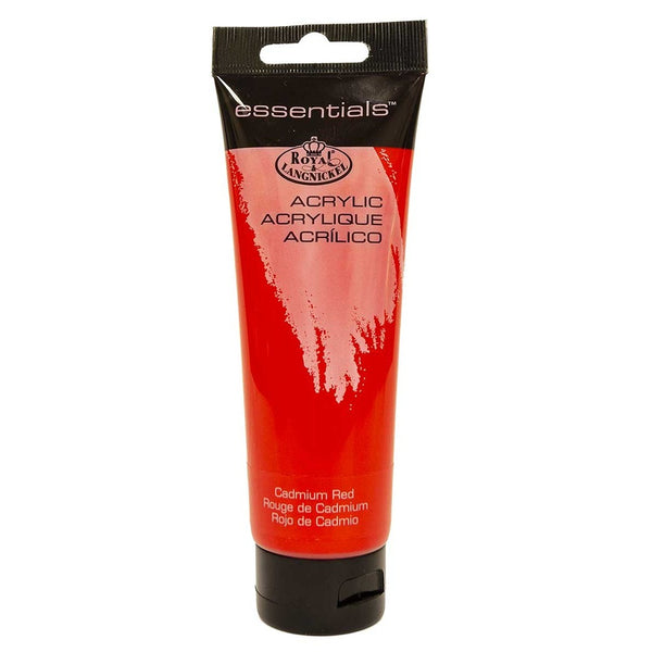 Royal & Langnickel 120ml Acrylic Paint Cadmium Red | Opaque, Fast-Drying