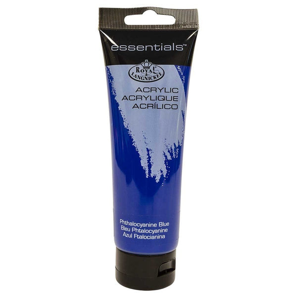 Royal & Langnickel 120ml Cyan Blue Acrylic Paint | Phthalo Blue, Fast Drying