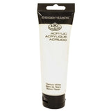 Royal & Langnickel Titanium White Acrylic Paint 120ml | High Opacity, Flip-Top