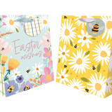 Tallon Easter Large Floral Gift Bag | Daisy & Bee Print, Ribbon Handles