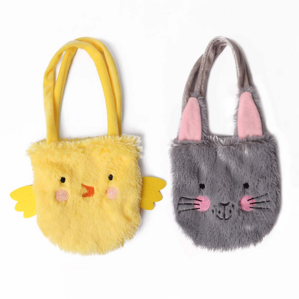 Tallon Easter Plush Treat Bags | Animal Face, Plush, Single Compartment