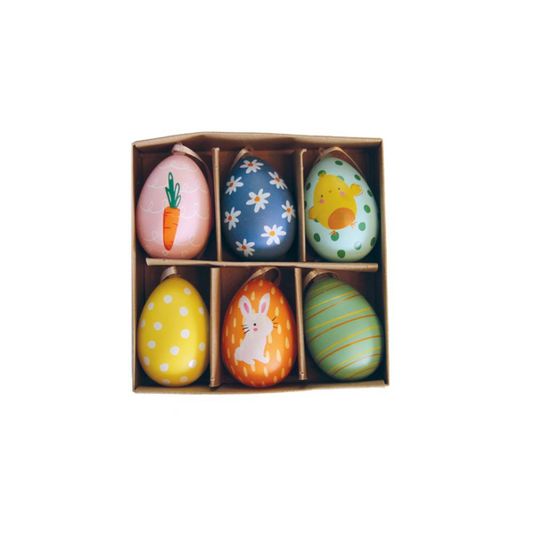 Tallon Easter Tree Egg Decorations Ornaments | Assorted Motifs, Hanging Loop