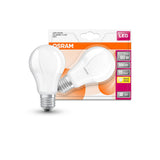 Osram LED Star Classic A60 Frosted Bulb | E27, 8.5W, Warm White