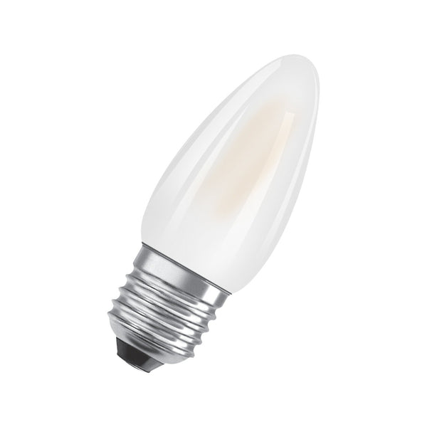 Osram Frosted LED Candle Bulb | E27, 40W Equivalent, Warm White