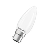 Osram Frosted LED Candle Bulb | B22d, 60W Equivalent, Warm White