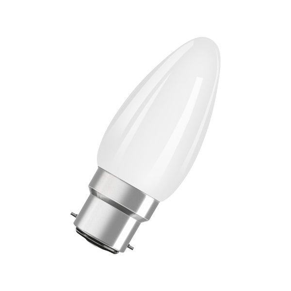 Osram LED Superstar Classic Candle Bulb | B22d, Dimmable, Warm White