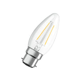 Osram Clear LED Candle Light Bulb | B22d, 2.5W, Warm White, 250lm