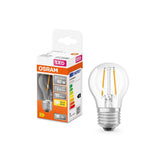 Osram Golf Ball LED Filament Bulb | E27, Clear, 4W = 40W, Warm White