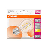 Osram Golf Ball LED Filament Bulb | E27, Clear, Warm White, 2.5W