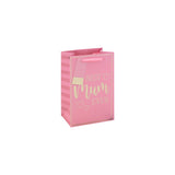 Amazing Mum Best Mum Ever Perfume Gift Bag | Pink Ombré, Gold Trim