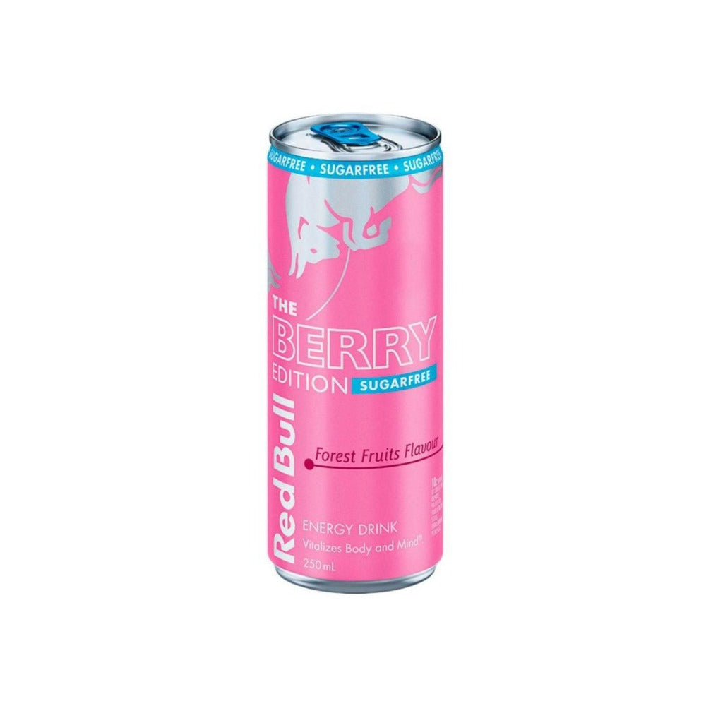Red Bull Sugar Free Pink Edition Energy Drink - Forest Fruits Flavour, 250ml