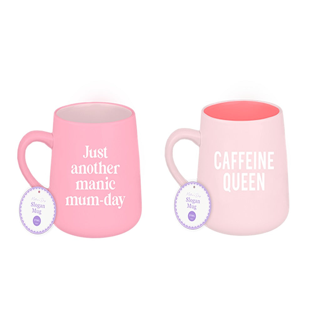 Amazing Mum Mother's Day Slogan Mug | 375ml, Assorted Pastel Colours