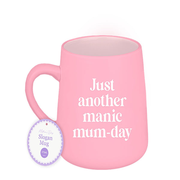 Amazing Mum Mother's Day Slogan Mug | 375ml, Assorted Pastel Colours