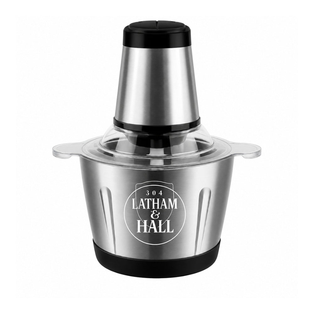 Latham & Hall Electric Multi Food Blender - Stainless Steel Bowl, Black