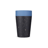Circular Speckled Reusable Travel Cup | 8oz, Grey and Rockpool Blue