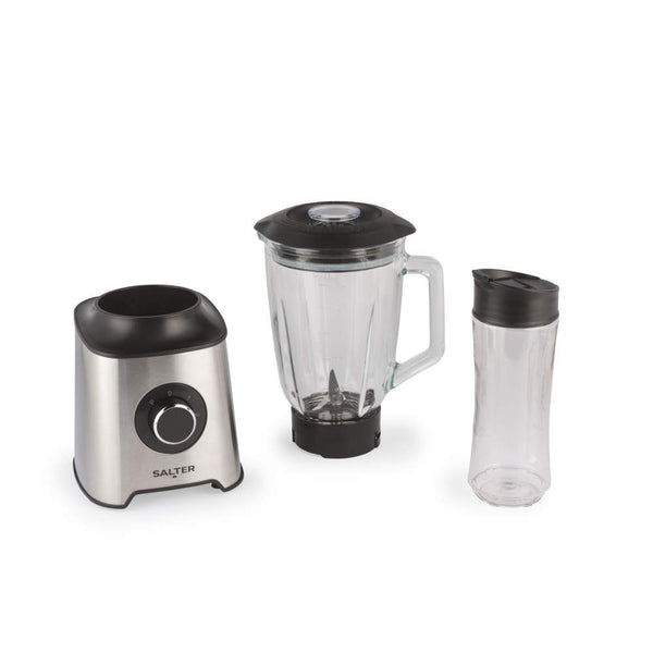 Salter Duoblend 1000 Blender | 1.5L Jug, 1000W Motor, 2-in-1 Design