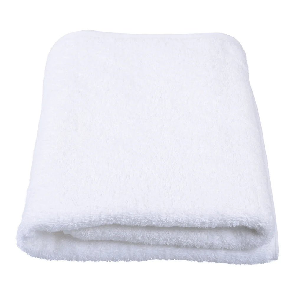 Sensations Plush Absorbent Hotel-Style White Bath Towel | 70 x 138cm