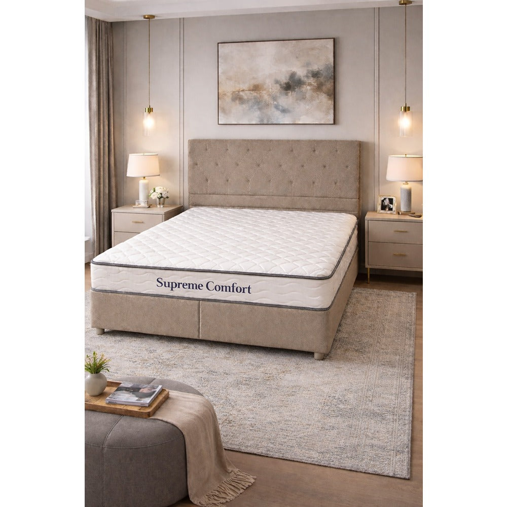 Supreme Comfort Quilted Mattress | Double, Quilted Top