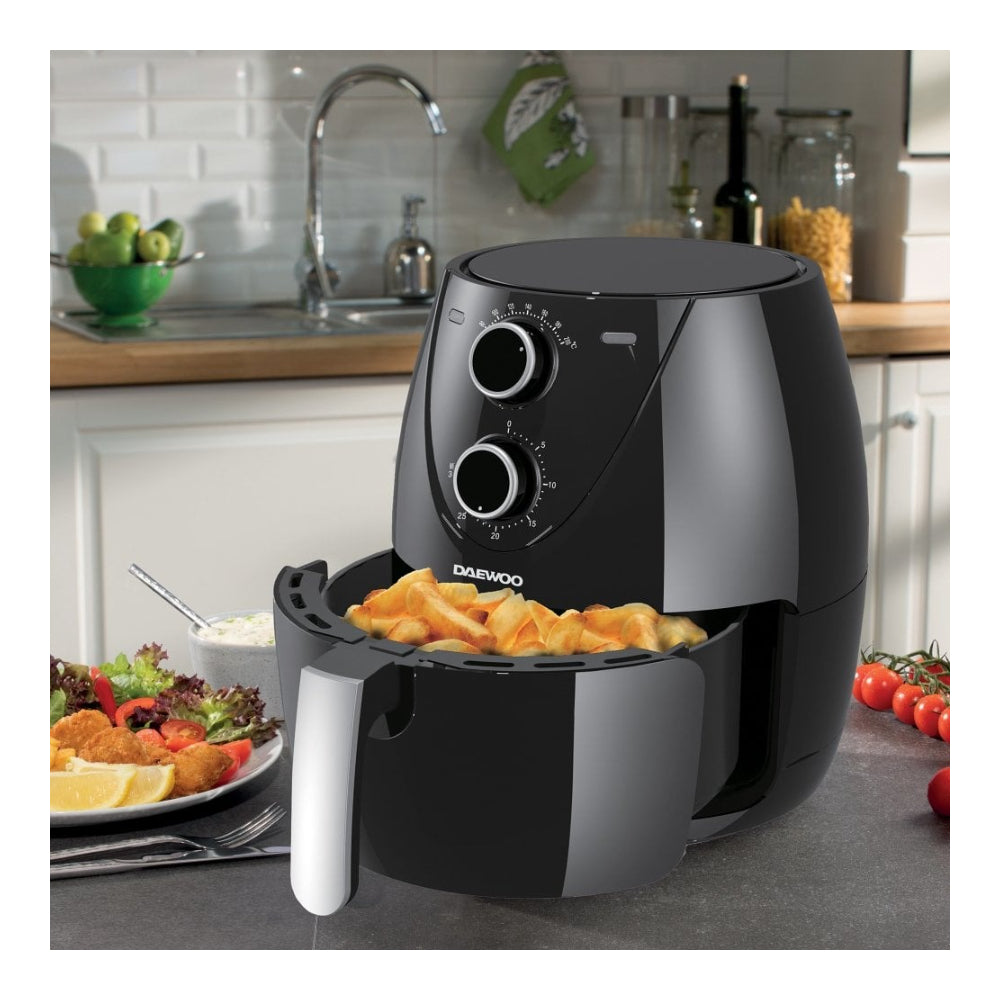 Daewoo 4L Air Fryer - Black - 4L