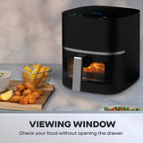 Daewoo 5.5L Digital Air Fryer with Viewing Window | Internal light