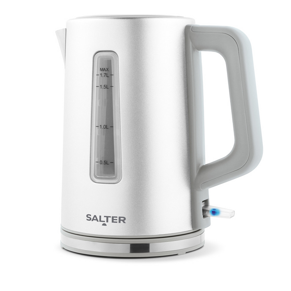 Salter Aspen Rapid Boil Electric Kettle | 1.7 L, White, Cordless
