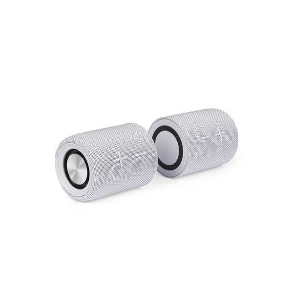 Intempo Aria Duo Grey Portable Speaker | Dual Passive Radiators