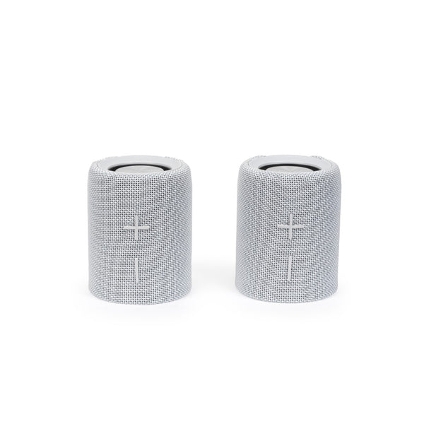Intempo Aria Duo Grey Portable Speaker | Dual Passive Radiators